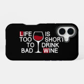Schlechter Wein iPhone 16 Hülle (Rückseite (Horizontal))