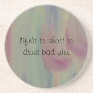 schlechter Wein Untersetzer