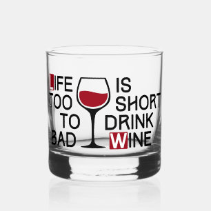 Schlechter Wein Whiskyglas