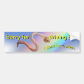 Schlechter Wurm Autoaufkleber (Vorne)