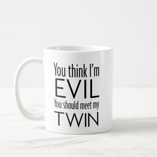 Schlechter Zwilling - Tasse (Links)