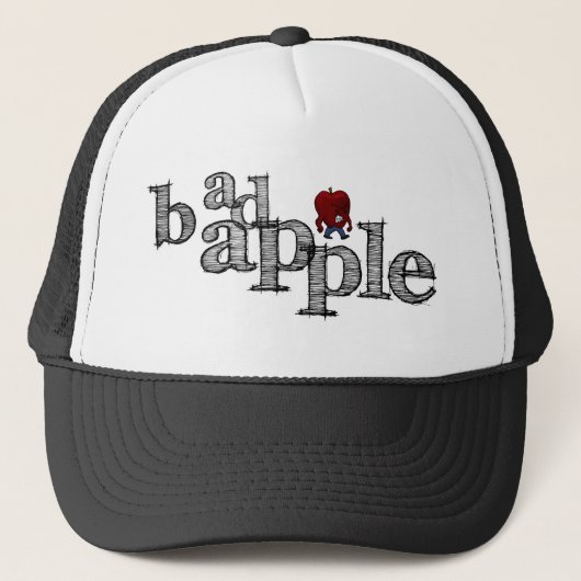 Schlechtes Apple Truckerkappe (Vorderseite)