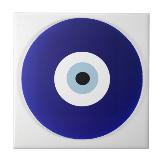 schlechtes Auge Vintager orientalischer Fliese (Vorderseite)