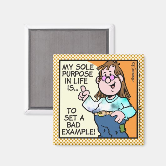 Schlechtes Beispiel Magnet (Vorderseite/Rückseite)