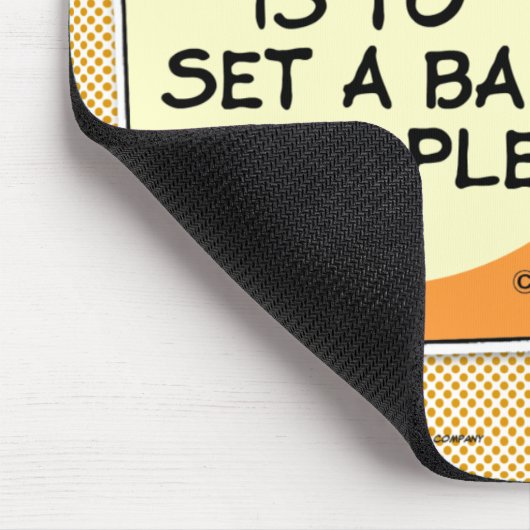 Schlechtes Beispiel Mousepad (Ecke)