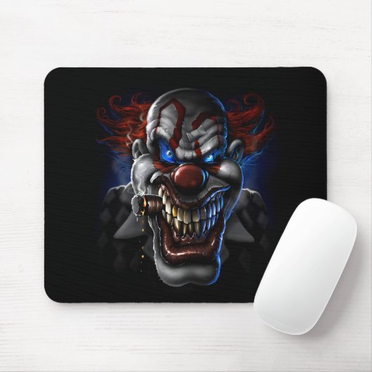 Schlechtes Clown-Gesicht Mousepad (Mit Mouse)