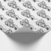 Schlechtes Clown-Packpapier Geschenkpapier (Ecke)