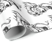 Schlechtes Clown-Packpapier Geschenkpapier (Rolleneckpunkt)