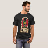 Schlechtes dunkles T-Stück der Ente (illustratives T-Shirt (Vorne ganz)
