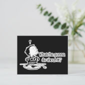 Schlechtes Essen: Was wird Gonna dagegen tun? Postkarte (Stehend Vorderseite)