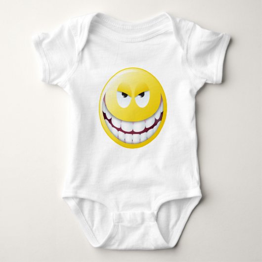 Schlechtes Gesicht Baby Strampler (Vorderseite)