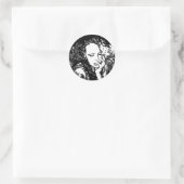 Schlechtes Habit Runder Aufkleber (Tasche)