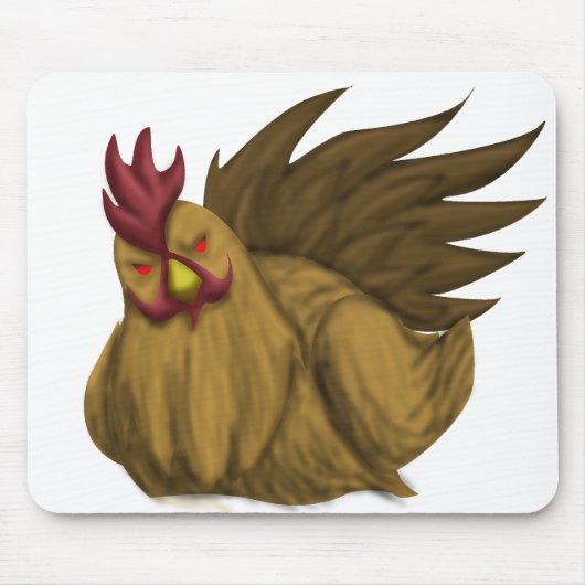 Schlechtes Huhn Mousepad (Vorne)