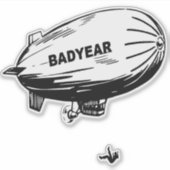 Schlechtes Jahr schwer machbar Aufkleber (Vorderseite)