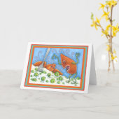 SCHLECHTES JAMBELLING IN PEAS, FUNNY ERNTEDANK MEA KARTE (Gelbe Blume)