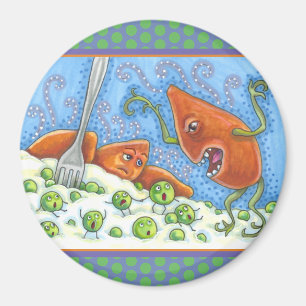 SCHLECHTES JAMBELLING IN PEAS, FUNNY ERNTEDANK MEA MAGNET