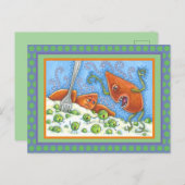 SCHLECHTES JAMBELLING IN PEAS, FUNNY ERNTEDANK MEA POSTKARTE (Vorne/Hinten)