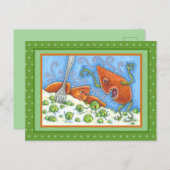 SCHLECHTES JAMBELLING IN PEAS, FUNNY ERNTEDANK MEA POSTKARTE (Vorne/Hinten)