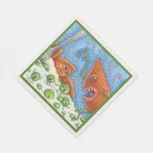 SCHLECHTES JAMBELLING IN PEAS, FUNNY ERNTEDANK MEA SERVIETTE (Ecke)