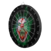 Schlechtes Joker-Clown-Gesicht Dartscheibe (Vorderseite rechts)