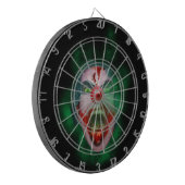 Schlechtes Joker-Clown-Gesicht Dartscheibe (Vorderseite Links)