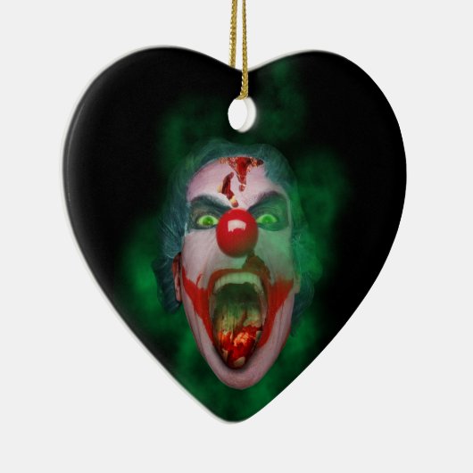 Schlechtes Joker-Clown-Gesicht Keramikornament (Rechts)