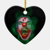 Schlechtes Joker-Clown-Gesicht Keramikornament (Vorne)