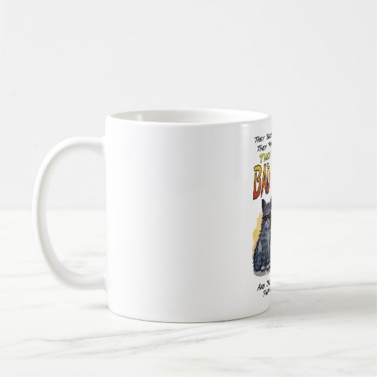 Schlechtes Kätzchen Kaffeetasse (Links)
