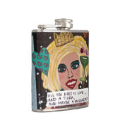 SCHLECHTES MÄDCHEN FLASK-ALL, DAS SIE BENÖTIGEN, FLACHMANN (Rechts)