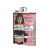 SCHLECHTES MÄDCHEN FLASK-Tequila Flachmann (Links)
