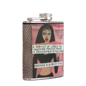 SCHLECHTES MÄDCHEN FLASK-Tequila Flachmann (Rechts)