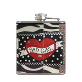 SCHLECHTES MÄDCHEN FLASK-Tequila Flachmann (Rückseite)