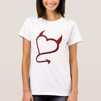Schlechtes Mädchen - kleiner Teufel-T - Shirt