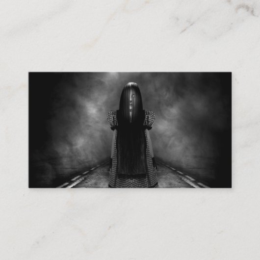 Schlechtes Mädchen-kundengerechte Visitenkarte (Vorderseite)