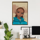 Schlechtes Mädchen Poster (Heimbüro)