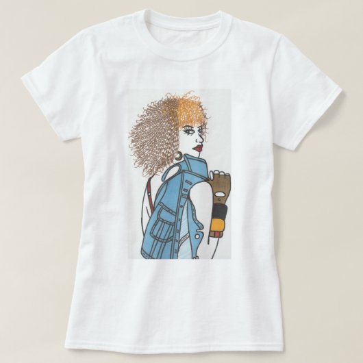 Schlechtes Mädchen T-Shirt (Design vorne)