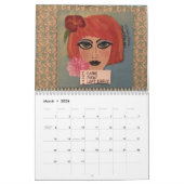 Schlechtes Mädchenkunst Kalenderglück ist ein Kalender (Mär 2026)