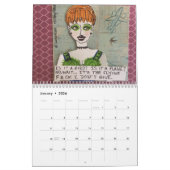Schlechtes Mädchenkunst Kalenderglück ist ein Kalender (Jan 2026)