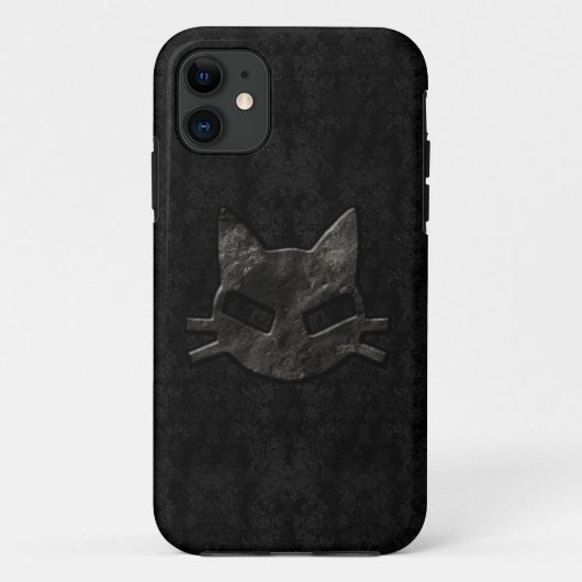 Schlechtes Miezekatze-Schwarzes gotischer iPhone 5 Case-Mate iPhone Hülle (Rückseite)