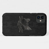 Schlechtes Miezekatze-Schwarzes gotischer iPhone 5 Case-Mate iPhone Hülle (Rückseite (Horizontal))