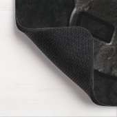 Schlechtes Miezekatze-Schwarzes gotisches Mousepad (Ecke)