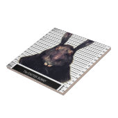 Schlechtes Ostern-Häschen SOLO Fliese (Seite)