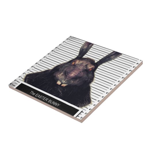 Schlechtes Ostern-Häschen SOLO Fliese (Seite)