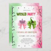 schlechtes Party Geburtstag Einladung (Vorne/Hinten)