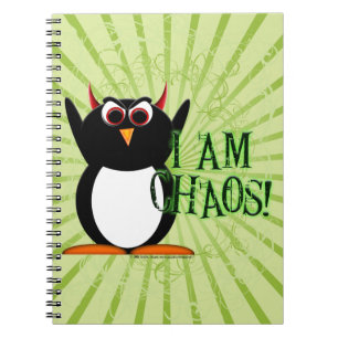 Schlechtes Penguin™ bin ich Chaos! Lustiges Notizblock
