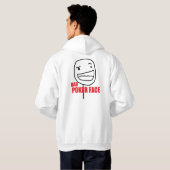 Schlechtes Poker-Gesicht Hoodie (Schwarz voll)