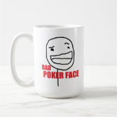 Schlechtes Poker-Gesicht Kaffeetasse (Links)