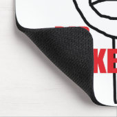 Schlechtes Poker-Gesicht Mousepad (Ecke)