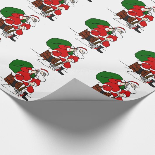 Schlechtes Sankt-Packpapier Geschenkpapier (Ecke)