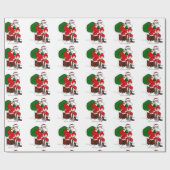 Schlechtes Sankt-Packpapier Geschenkpapier (Flach)